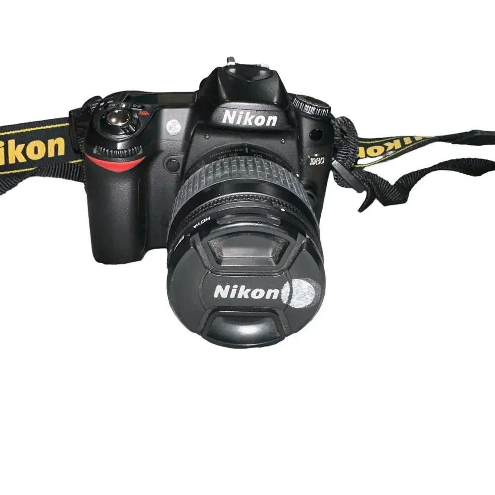 Nikon D80 DSLR Camera Bundle 2 Lenses‎ Charger Manual